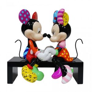 Mickey & Minnie – Figurine Pop Art par Romero Britto (Disney)
